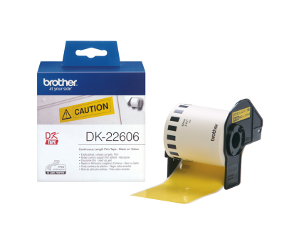 Taśmy do drukarki Brother Taśma ciągła papierowa żółta 62mm (DK22606)
